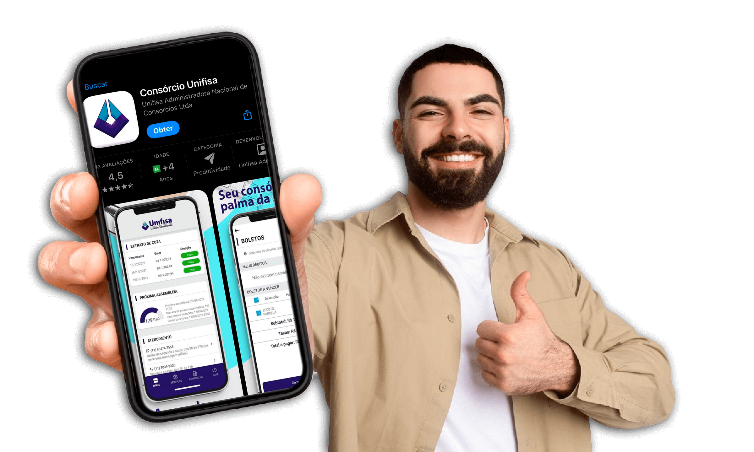 Gerencie seu Consórcio de Forma Simples e Rápida com o App Unifisa 
