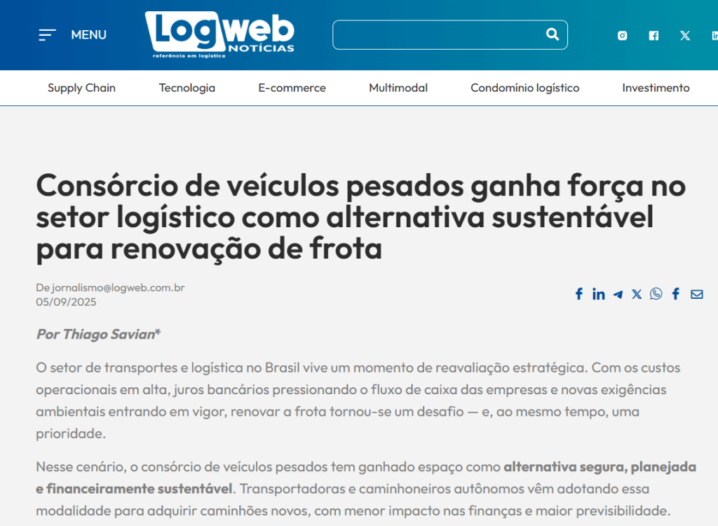 Renovação de Frota Pesada: Alternativa Estratégica para Transportadoras
